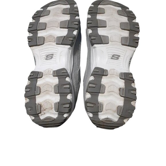 Skechers D'Lites Shoe Sneaker Women Size 10 Gray Air Cooled Memory Foam 11936 - Picture 5 of 6